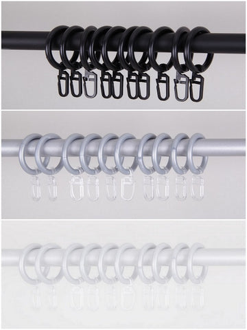 Ringe mit Faltenlegehaken Komplett-Set 16mm