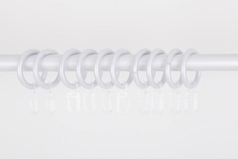 Ringe mit Faltenlegehaken Komplett-Set 28mm