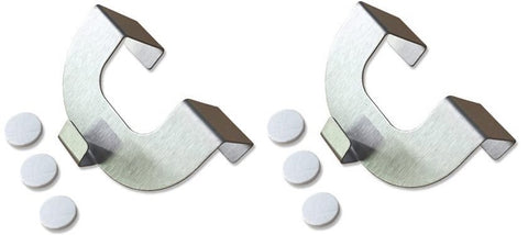 Easyfix Haken für Ösenrollos aluminium rund (2er Pack)