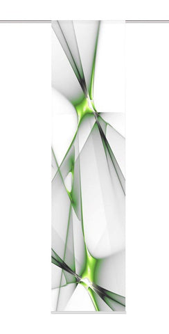 Flächenvorhang Franklin apfelgrün BxH 60x245cm