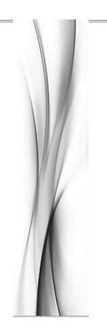 Flächenvorhang Rochelle grau BxH 60x245cm