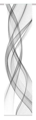 Flächenvorhang Ferrol grau BxH 60x245cm