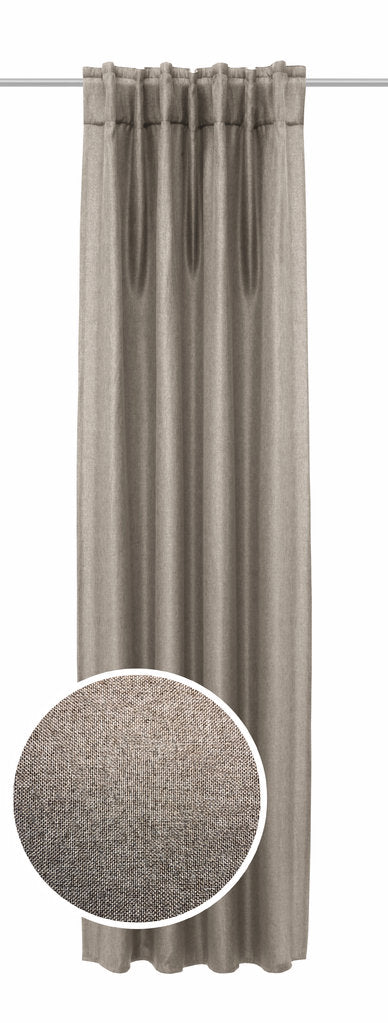 Fertigschal Verdunklungsstoff Jolie leinen 135x245cm