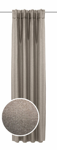Fertigschal Verdunklungsstoff Jolie leinen 135x245cm