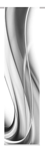 Flächenvorhang Onda grau BxH 60x245cm