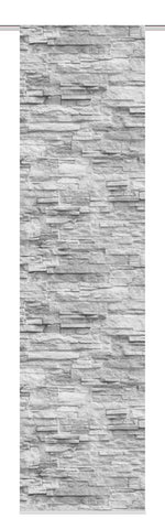 Flächenvorhang Walli anthrazit BxH 60x245cm