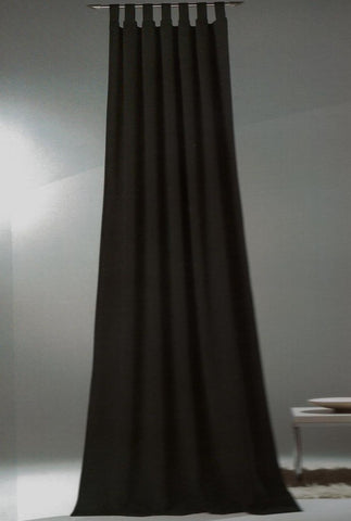 Verdunklungsvorhang Sopran Schlaufe rot oder schwarz BxH 135x245cm