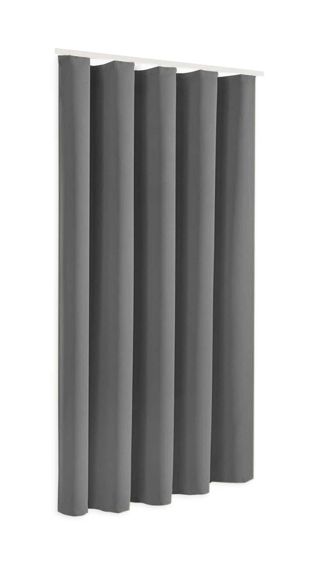Blackout Thermovorhang "Sopran" Verdunkelungsvorhang grau BxH 140x175/245cm