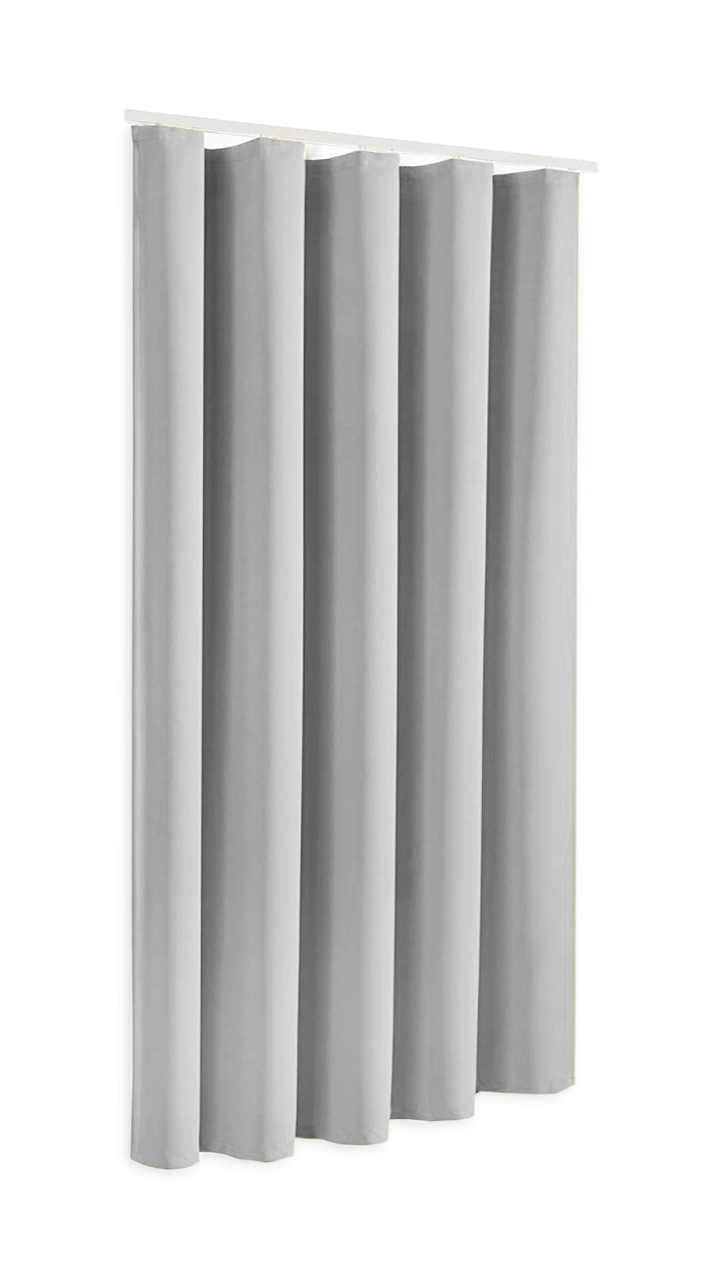 Blackout Thermovorhang "Sopran" Verdunkelungsvorhang hellgrau BxH 140x175/245cm