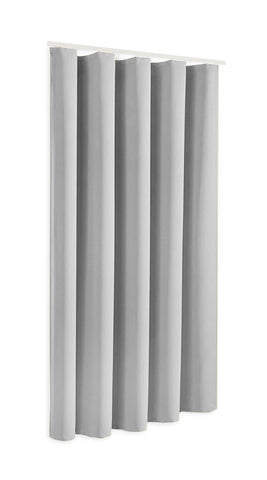 Blackout Thermovorhang "Sopran" Verdunkelungsvorhang hellgrau BxH 140x175/245cm