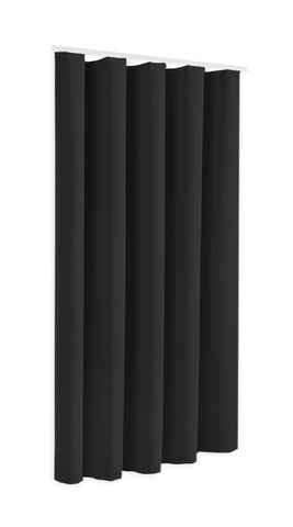 Blackout Thermovorhang "Sopran" Verdunkelungsvorhang schwarz BxH 140x175/245cm