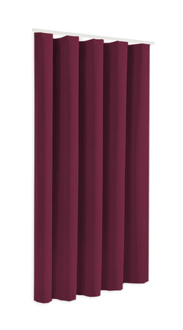 Blackout Thermovorhang "Sopran" Verdunkelungsvorhang weinrot BxH 140x175/245cm