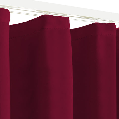 Blackout Thermovorhang "Sopran" Verdunkelungsvorhang weinrot BxH 140x175/245cm