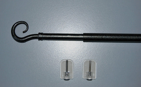 Bistrostange anthrazit ausziehbar 50-85cm