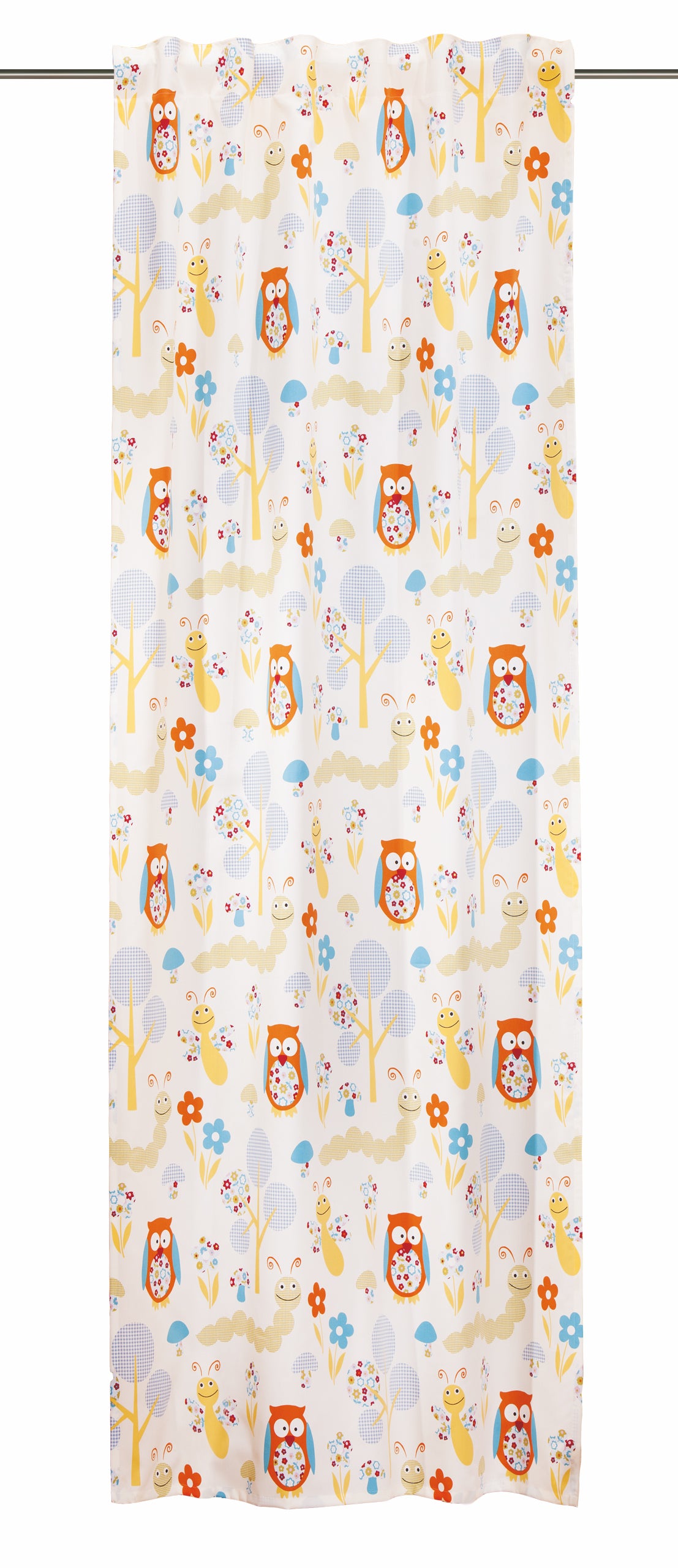Schlaufenschal Raupe BxH 135x245cm creme bunt