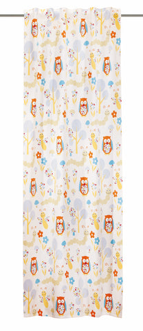 Schlaufenschal Raupe BxH 135x245cm creme bunt