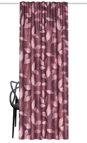 Verdunkelungsschal "Ateka" Kombiband bordeaux BXH 135x245cm